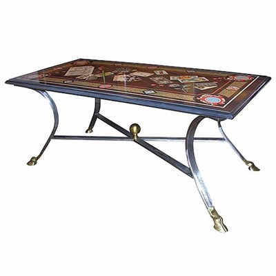 Lot 638 - Italian Scagliola Low Table 20th Century The...