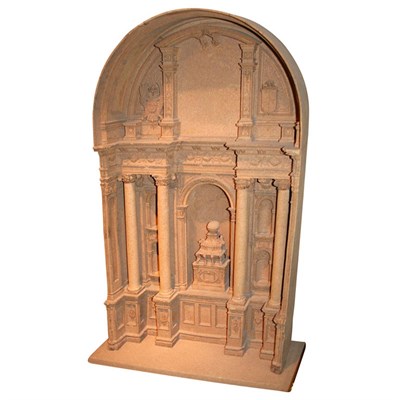 Lot 130 - Italian Neoclassical Style Cork Architectural...