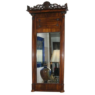 Lot 649 - Danish Neoclassical Mirror 19th Century Height...