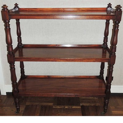 Lot 342 - English Mahogany Etagere 19th Century With...