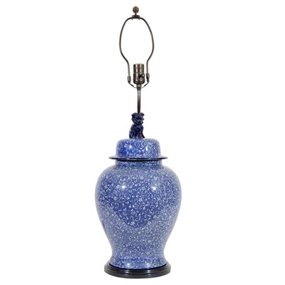 Lot 463 - Chinese Blue and White Porcelain Vase Mounted...