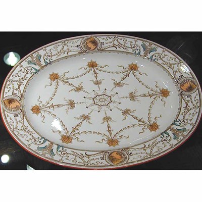 Lot 62 - English Ironstone Platter Retailed by J....