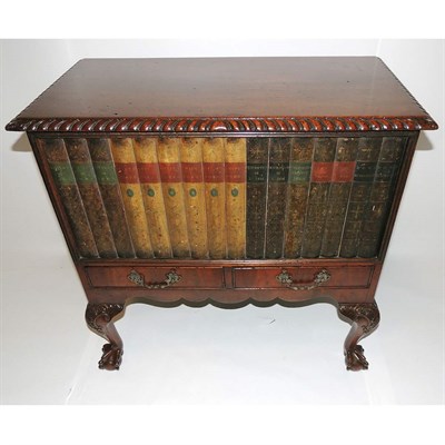 Lot 437 - George II Style Painted Mahogany Mule Chest...