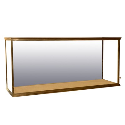 Lot 614 - English Brass Vitrine Height 28 1/2 inches,...
