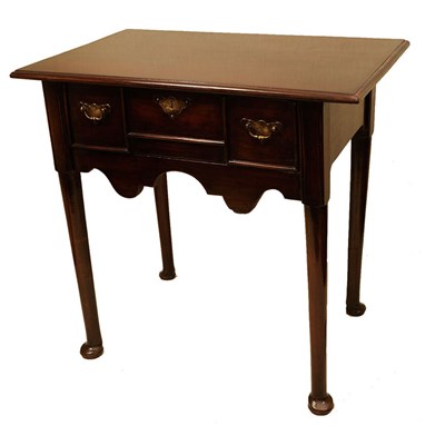 Lot 604 - Dutch Rococo Fruitwood Lowboy/Dressing Table...