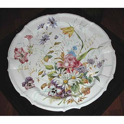 Lot 399 - Italian Faience Platter Late 19th/early 20th...