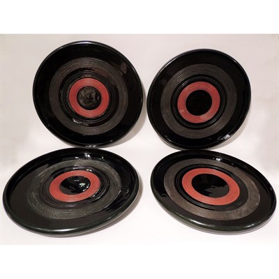 Lot 202 - Group of Four Japanese Lacquerware Trays...