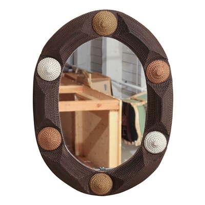 Lot 329 - American Painted and Stained Wood Tramp Art...
