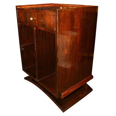 Lot 119 - Art Deco Rosewood End Table With a single...