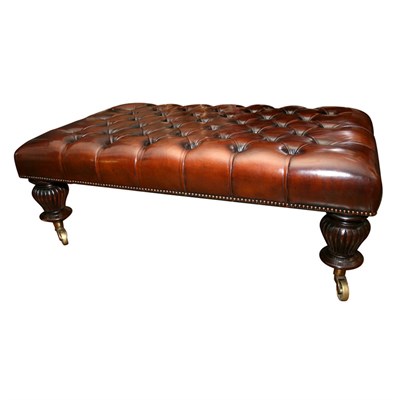 Lot 408 - William IV Style Upholstered Ottoman The...