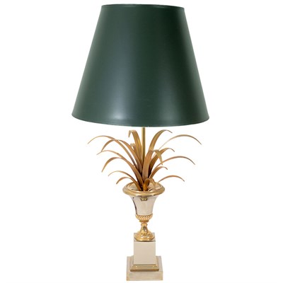 Lot 205 - French Art Deco Style Chrome Lamp In the...