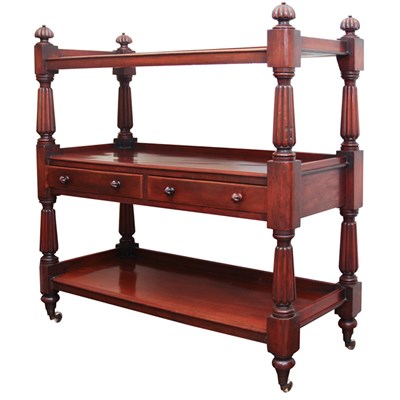 Lot 447 - George IV Mahogany Etagere Mid 19th century...