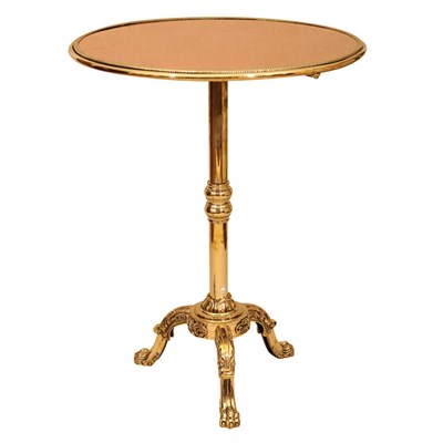 Lot 31 - English Brass and Copper Candlestand Mid 19th...
