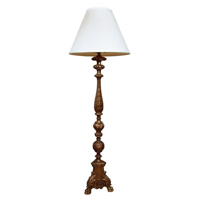 Lot 154 - Italian Neoclassical Style Gilt-Wood Floor...
