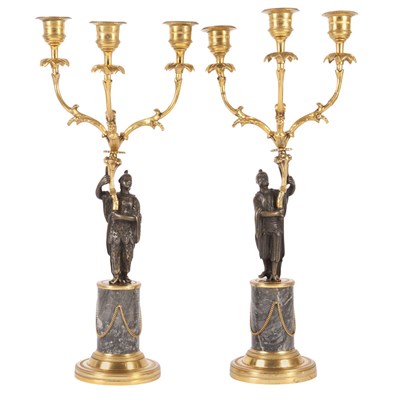Lot 228 - Pair of Regency Style Gilt and...