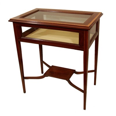 Lot 167 - Edwardian Satinwood Banded Mahogany Vitrine...