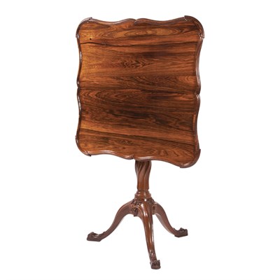 Lot 241 - Portuguese Rococo Style Rosewood Tilt-Top...