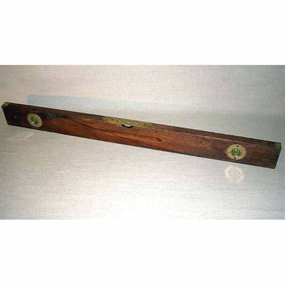 Lot 506 - English Brass Bound Mahogany Spirit Level...