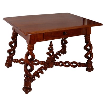Lot 181 - French Walnut Library Table 19th Century The...