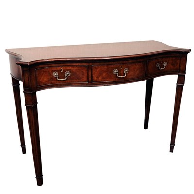 Lot 301 - George III Style Mahogany Serving Table Of...