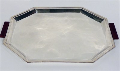 Lot 472 - English Bakelite and Silver Plated Tray Of...
