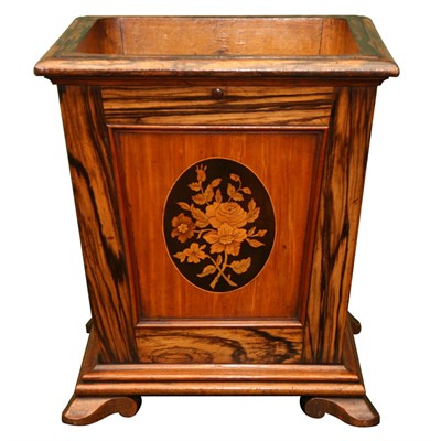 Lot 149 - Edwardian Calamander and Marquetry Jardiniere...