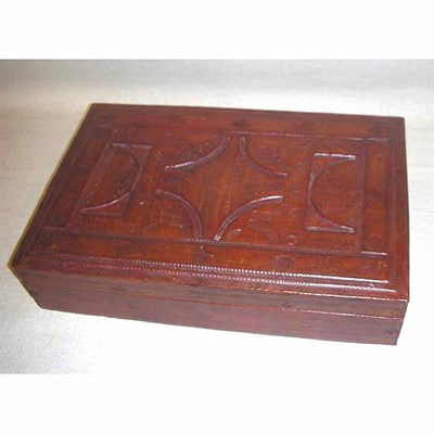Lot 488 - English Leather Bound Box Late 19th/early 20th...