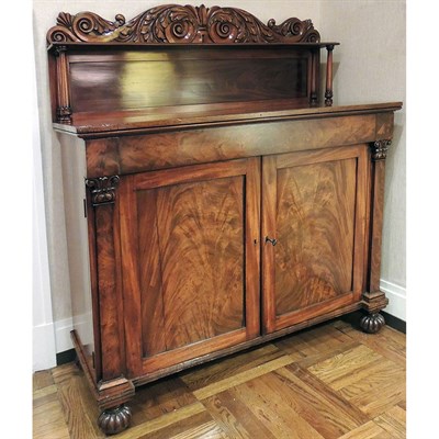 Lot 16 - George IV Mahogany Chiffonier Height 54 inches,...