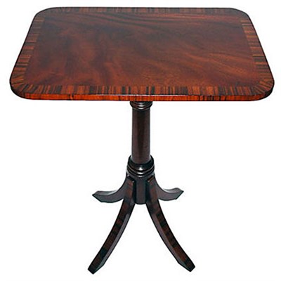Lot 468 - Georgian Style Rosewood Banded Mahogany...