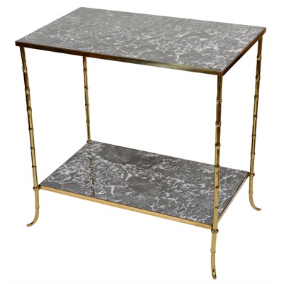 Lot 84 - Bagues Style Gilt-Bronze and Marble Inset...