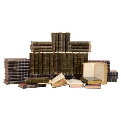 Lot 663 - Group of Leather Bound Volumes Comprising...