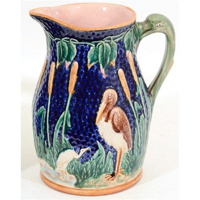 Lot 318 - Group of Majolica and Salt Glazed Articles...