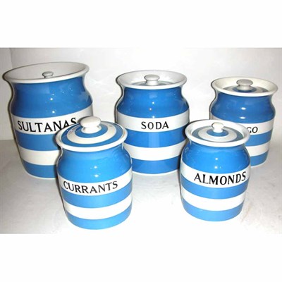 Lot 242 - Group of Cornishware Table Articles Including...