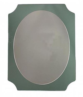 Lot 429 - Fontana Arte Mirror Framed Mirror Of canted...