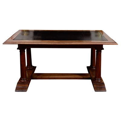 Lot 383 - Renaissance Revival Walnut Library Table The...