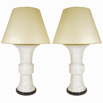 Lot 561 - Pair of Chinese Export Monochrome Porcelain...