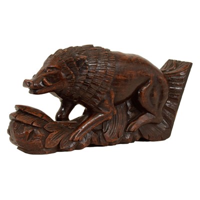Lot 398 - Two Black Forest Carvings Late 19th century...