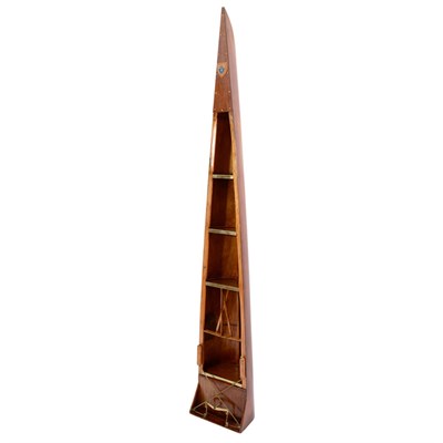 Lot 124 - English Stained Fruitwood Bookshelf Formed...