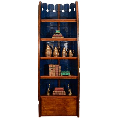Lot 656 - English Painted Pine Bookcase Formed from a...