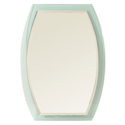 Lot 542 - Italian Pale Green Glass Bordered Mirror In...