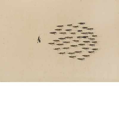 Lot 41 - Morris Graves American, 1910-2001 Insects,...