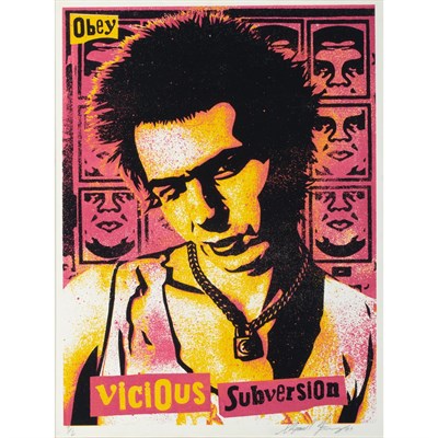 Lot 333 - Shepard Fairey American, b. 1970 Vicious...