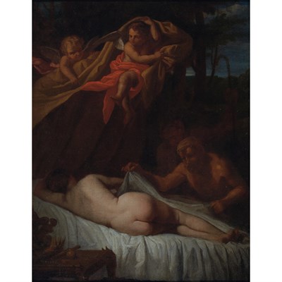 Lot 56 - Flemish School Circa 1700 Jupiter and Antiope...