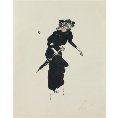 Lot 20 - Pierre Bonnard FEMME AU PARAPLUIE (B. 33)...