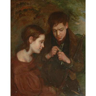Lot 42 - English School 19th/20th Century Baiting the...