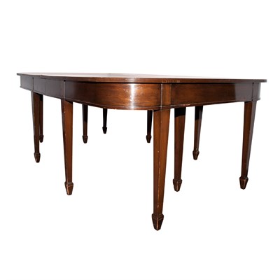 Lot 648 - George III Style Mahogany Dining Table With...