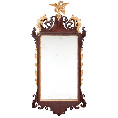 Lot 276 - George III Parcel Gilt Mahogany Mirror Mid...