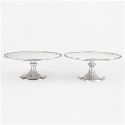 Lot 244 - Pair of Tiffany & Co. Sterling Silver Tazzas...