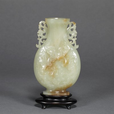 Lot 292 - Chinese Celadon Jade Vase 19th Century The...