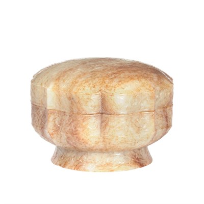 Lot 274 - Chinese Mughal Style Covered Jade Box Ming...